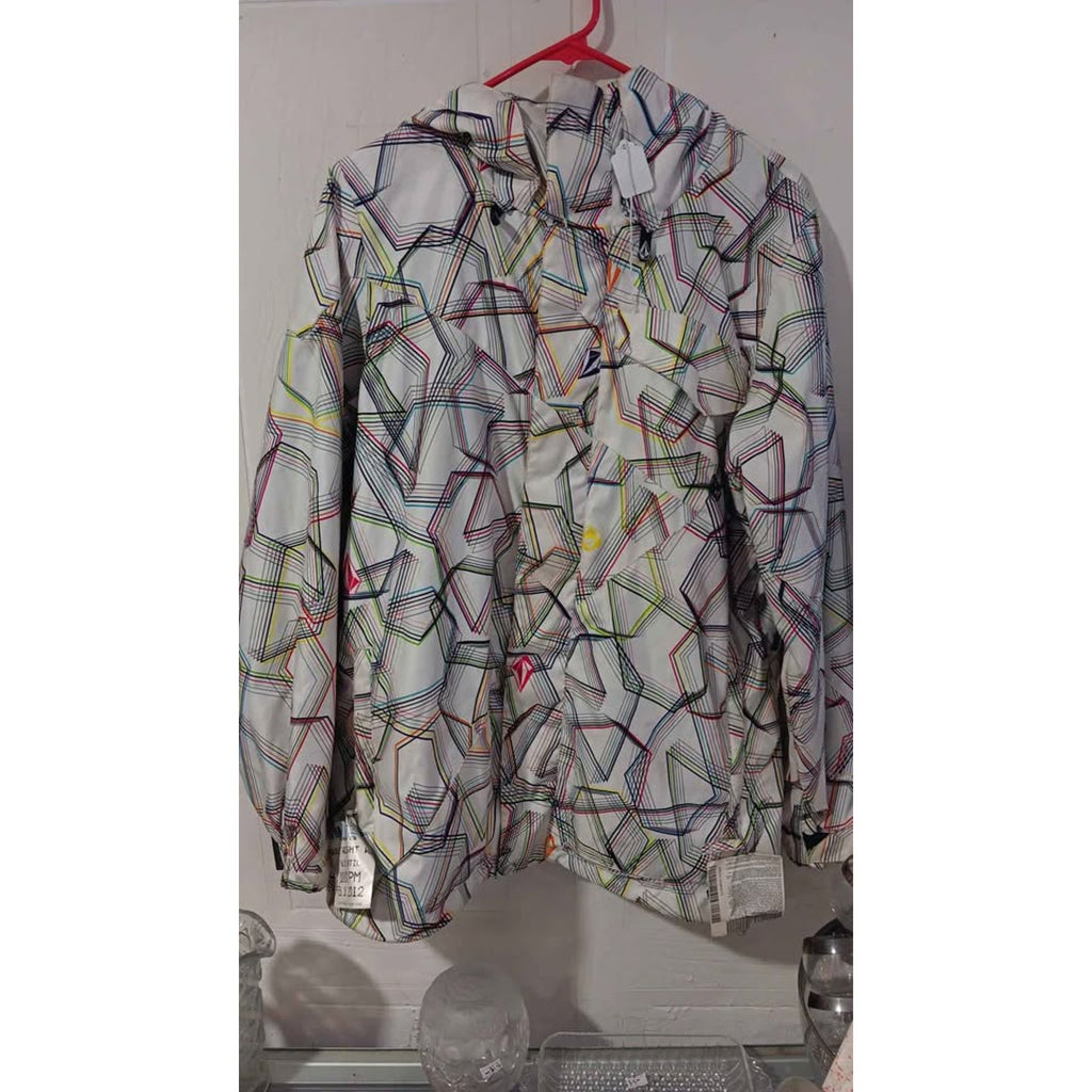 Volcom Nimbus Retro Themed Jacket  Size Medium