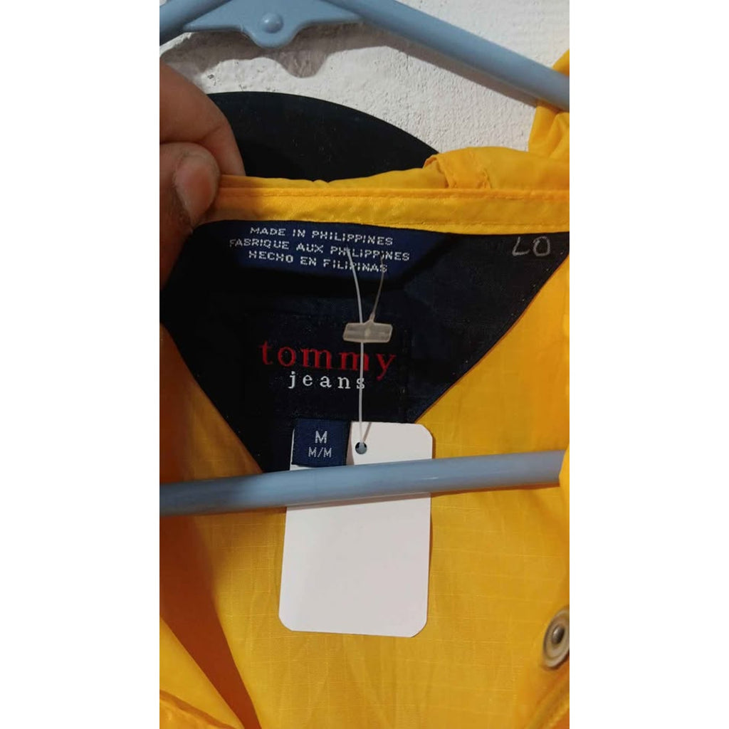 Vintage Y2K Tommy Hilfiger Tommy Jeans Windbreaker Yellow Size Medium