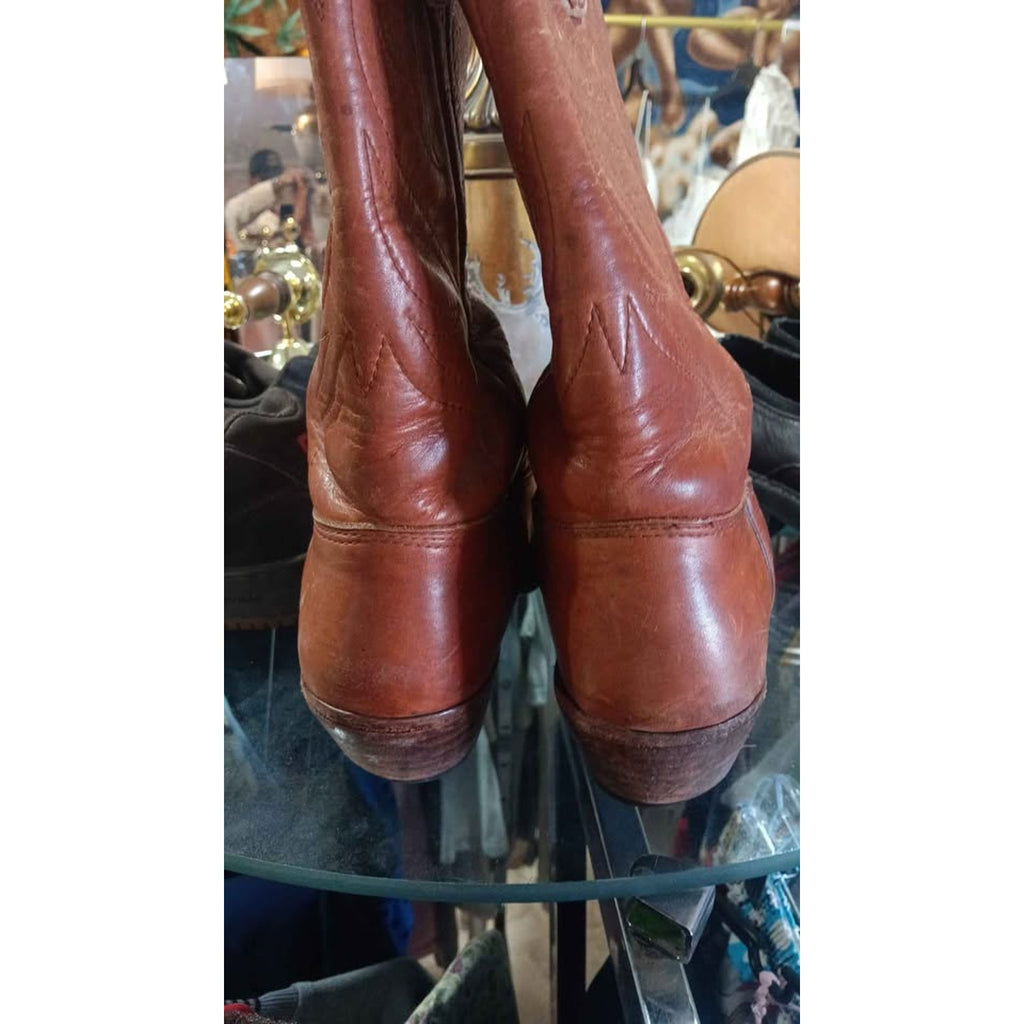 Vintage 1977 Stewart Boot Co Cowboy Boots Size 8.5