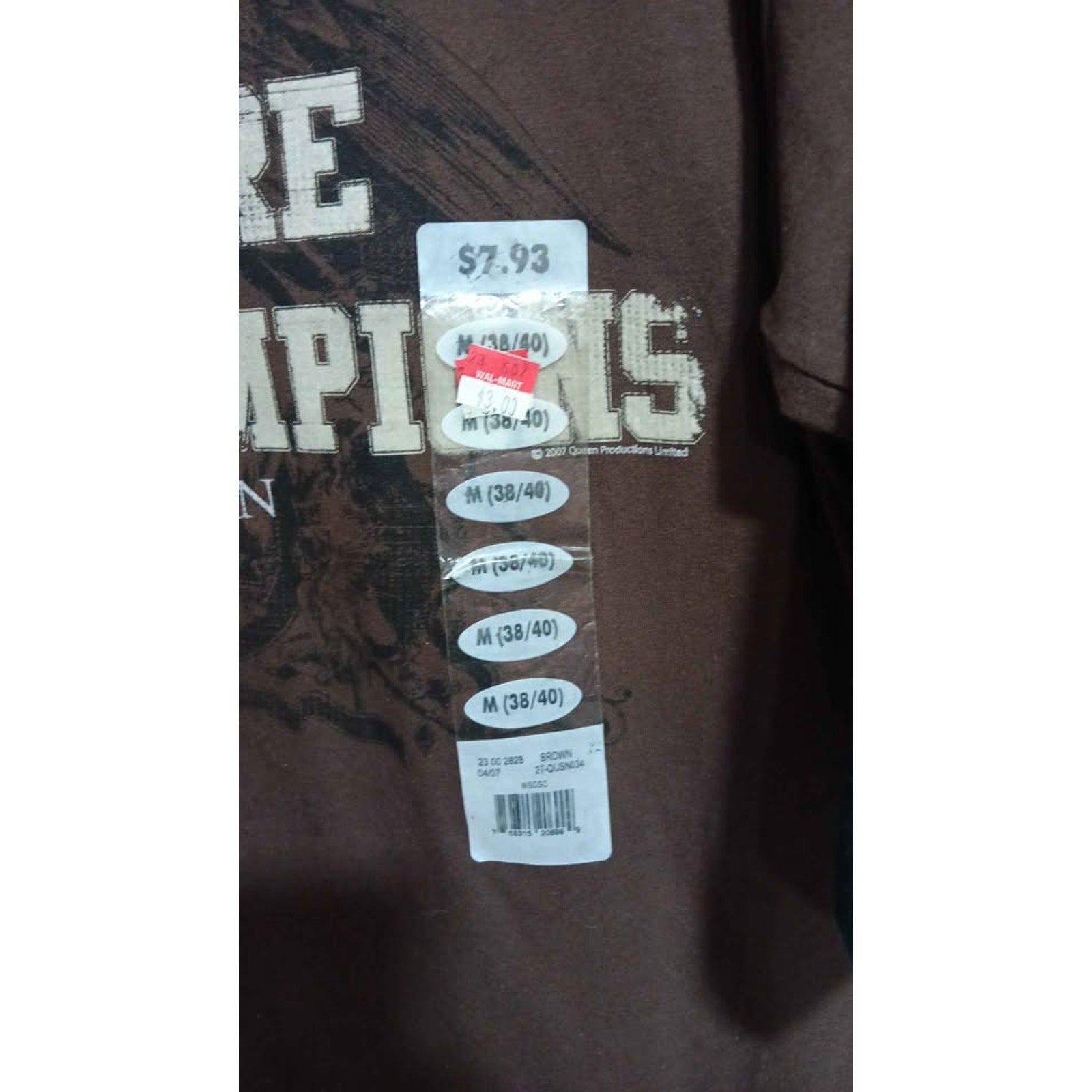 We are the champions Y2K 2007 Shirt Size Medium