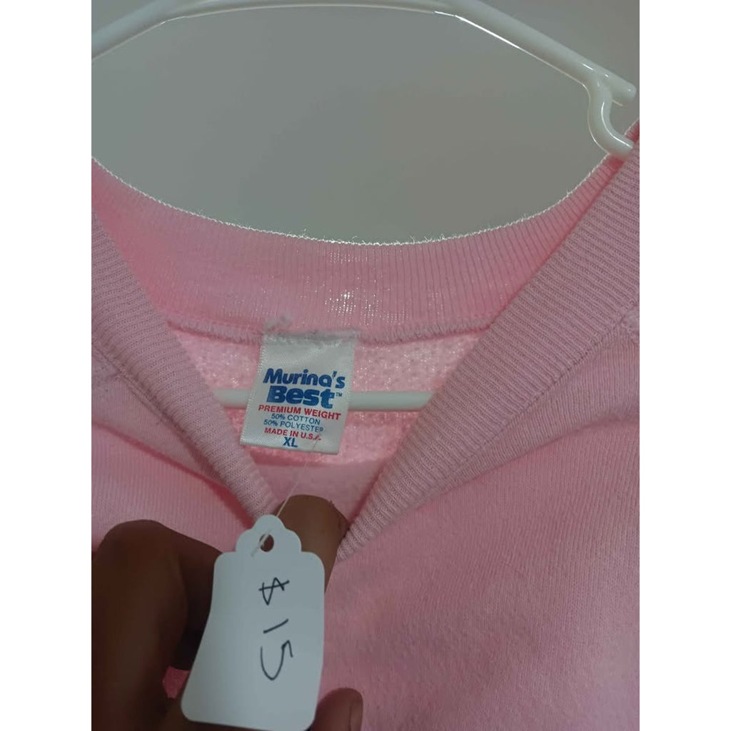 Vintage Pink Chicago Sweater Size XL