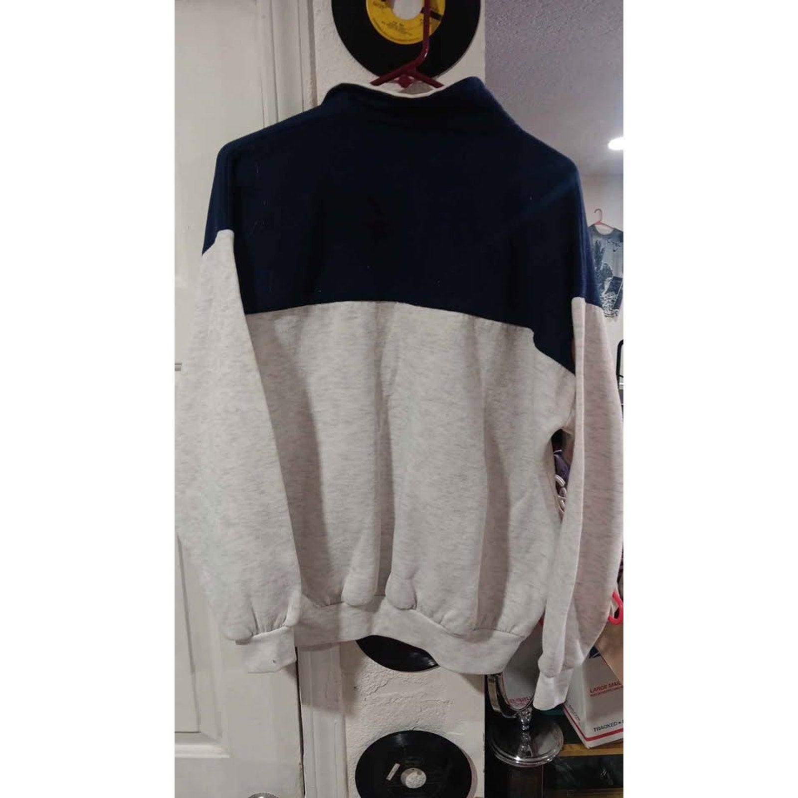 Vintage Mens Alcatraz Penitentiary Swim Team San Francisco Sweatshirt Size XL