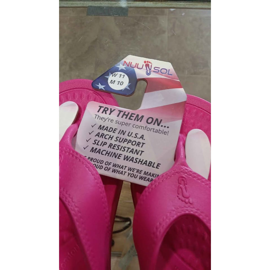 Nuusol Confort Sandals Pink Womens Size 11
