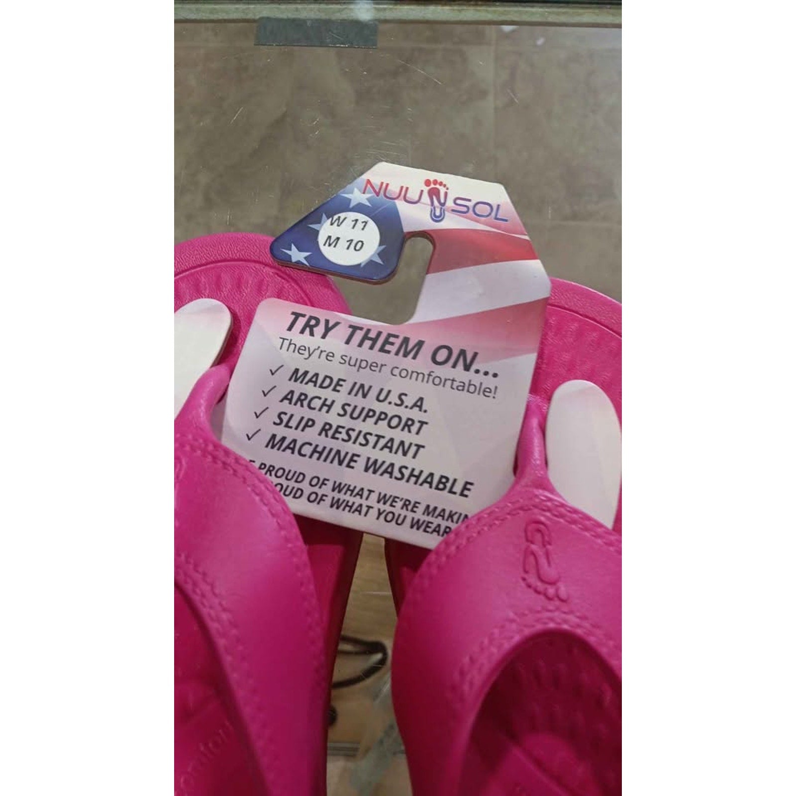 Nuusol Confort Sandals Pink Womens Size 11
