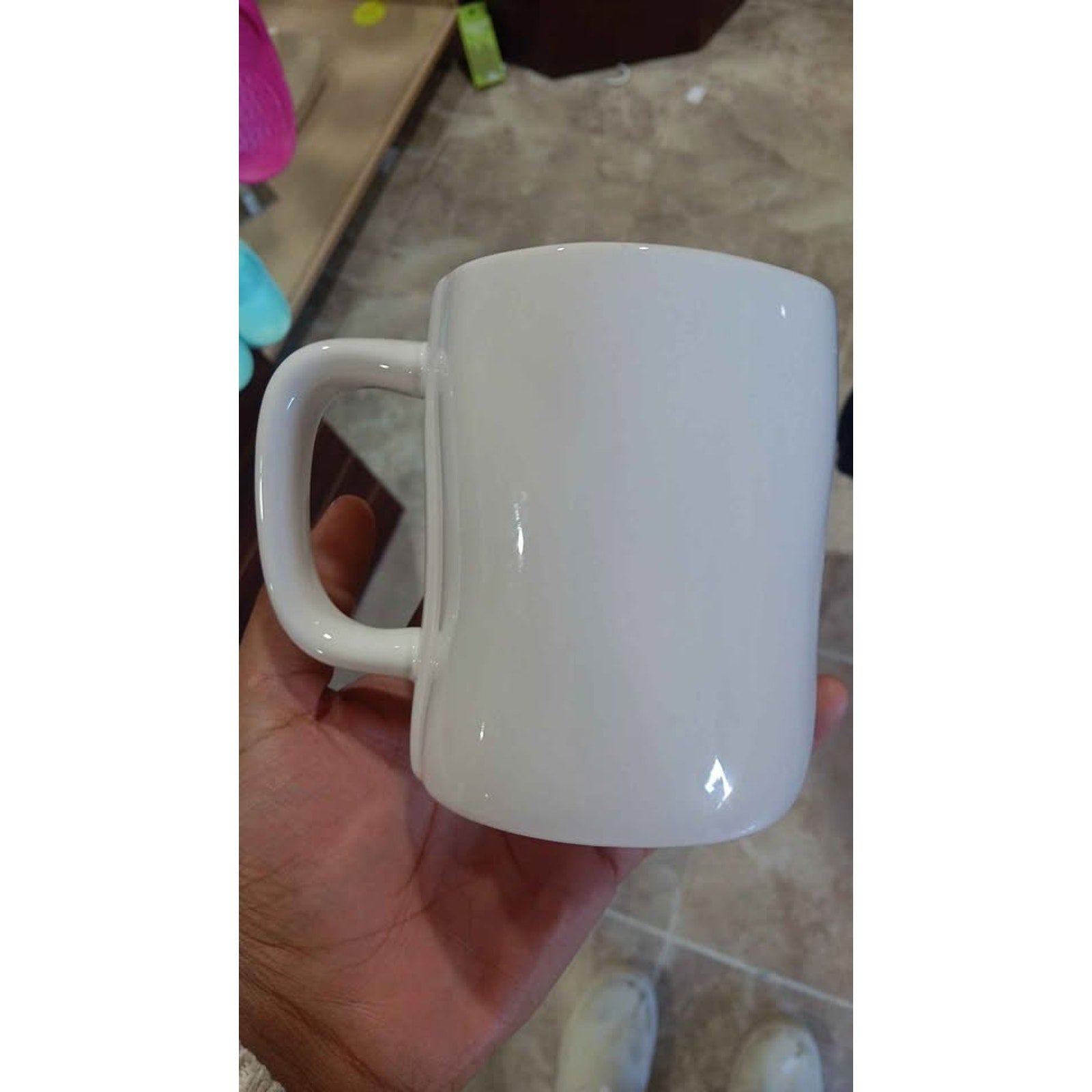 Rae Dunn Busy Bee White Mug