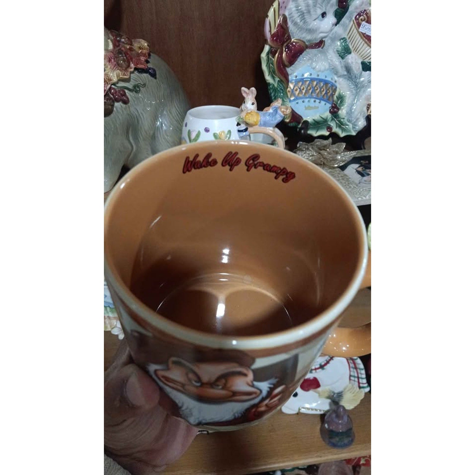 Disney Parks Wake Up Grumpy Coffee Mug Over-sized 26 oz Extra Large Seven Dwarfs
