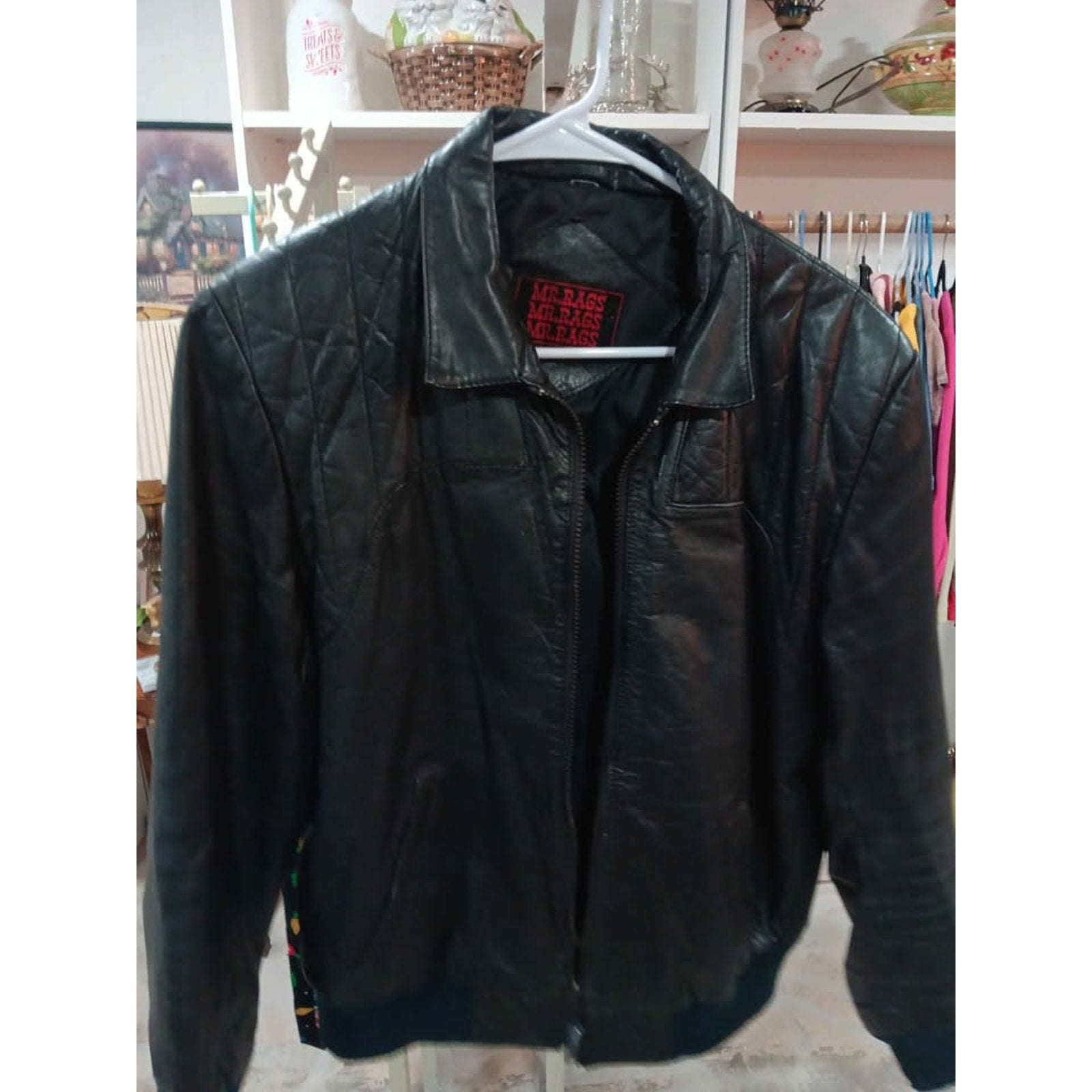 Vintage Mr. Rags Leather Jacket Size 44