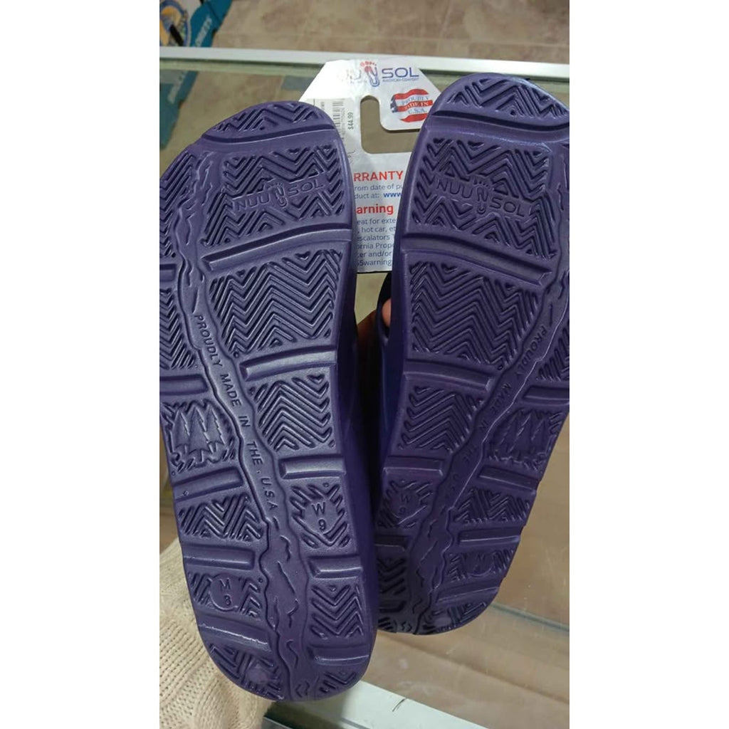 Nuusol Cascade Morning Violet Comfort Sandals Size 9