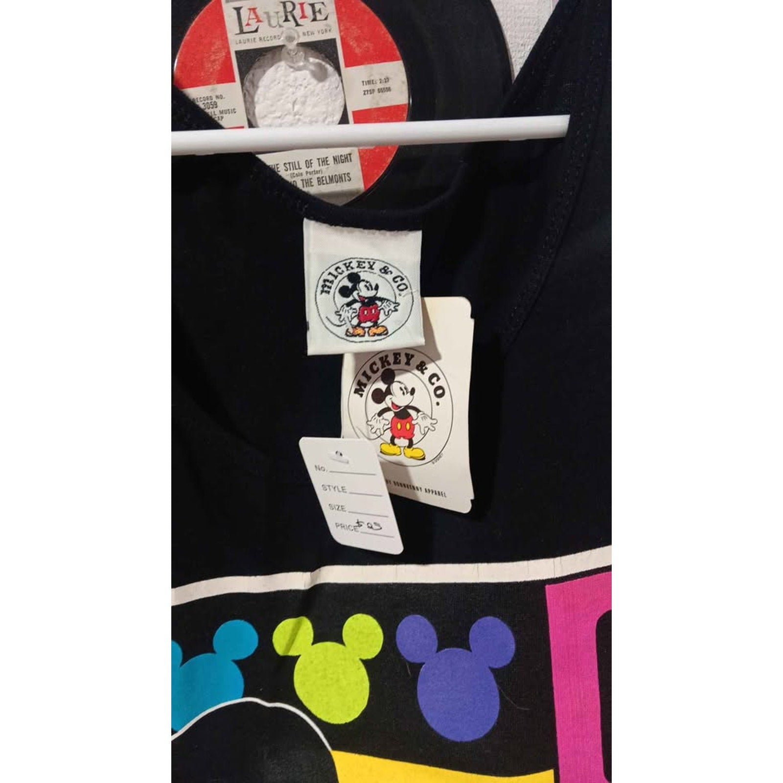 Vintage Mickey Mouse Sleeveless Shirt Size Medium