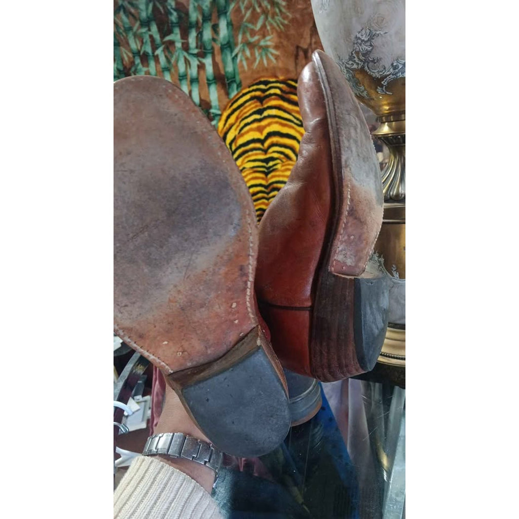 Vintage 1977 Stewart Boot Co Cowboy Boots Size 8.5