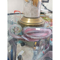 Vintage Hand Blowed Glass Art Pruple
