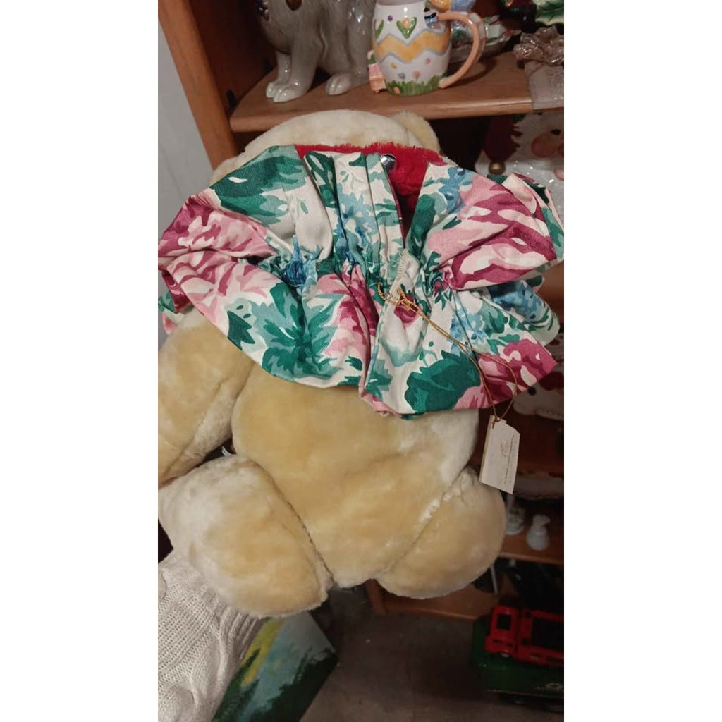 Vintage  Just Ducky The Bandbox Bears 1991 Plush Teddy Bear Poseable 18"