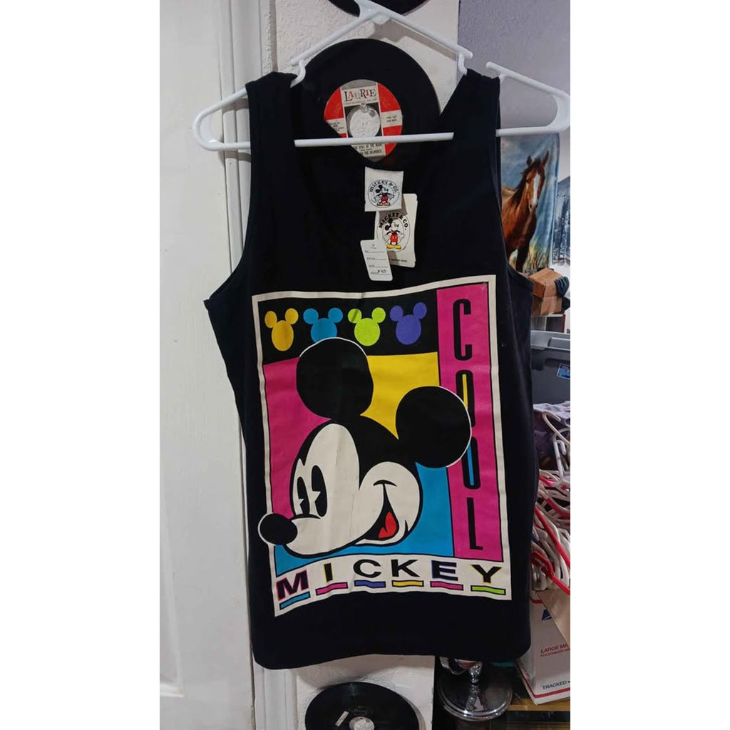 Vintage Mickey Mouse Sleeveless Shirt Size Medium