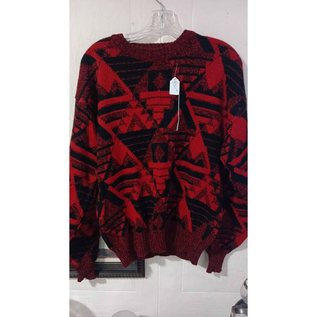 Vintage Brad Richards Red and Black Sweater Size Medium