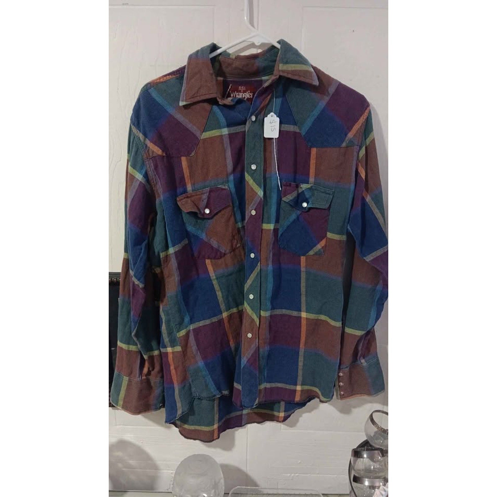 Vintage Wrangler Western Shirts Size Medium