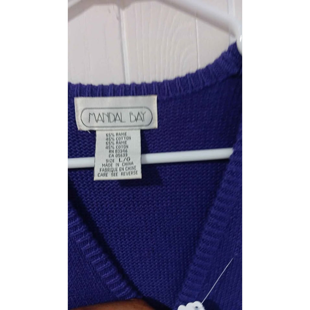 Vintage Halloween Mandall Bay Vest Size Large