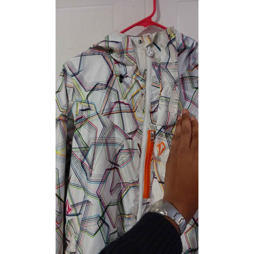 Volcom Nimbus Retro Themed Jacket  Size Medium